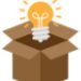 128px-Think_Outside_the_Box_Idea_Flat_Icon_Vector 2