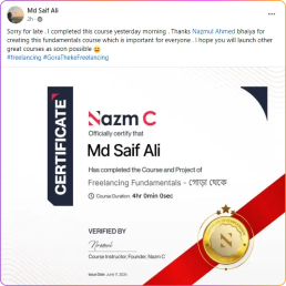 Gora-Theke-Freelancing-Course-Review-Screenshot_1